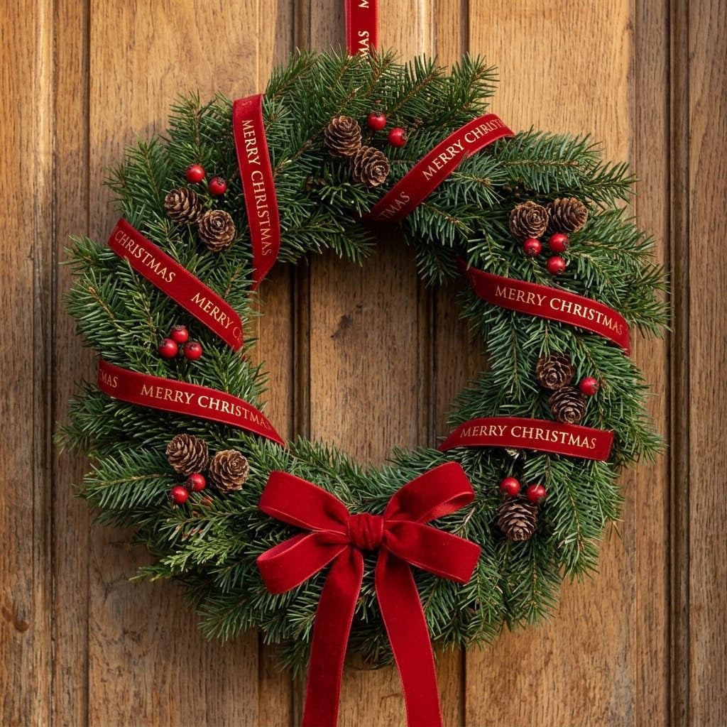 Christmas Gift Wrapping Ribbon