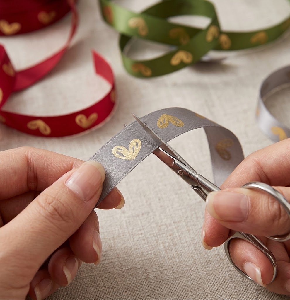 Heart Pattern Gift Wrapping Ribbon