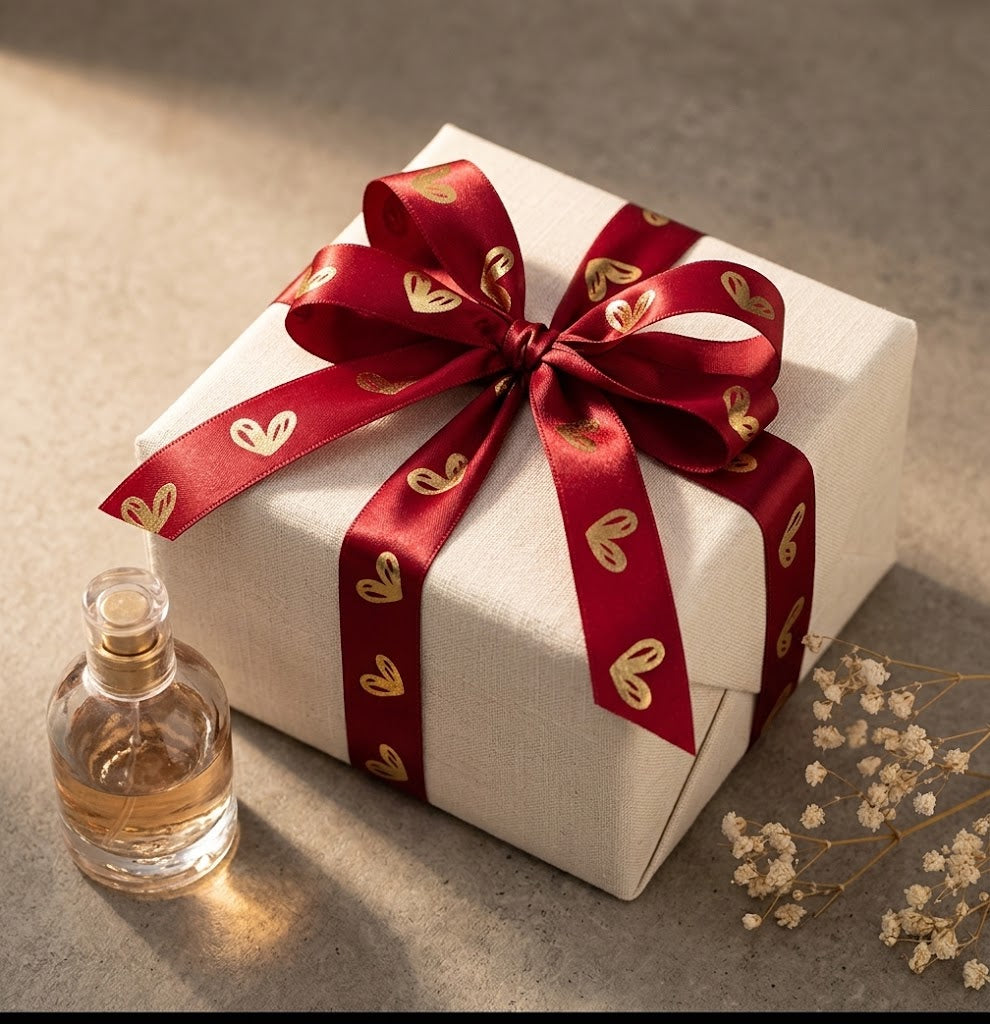 Heart Pattern Gift Wrapping Ribbon