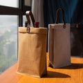 Kraft Wine Gift Bag With Handles