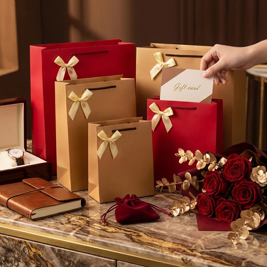 Gift Bag With Bow Decoration