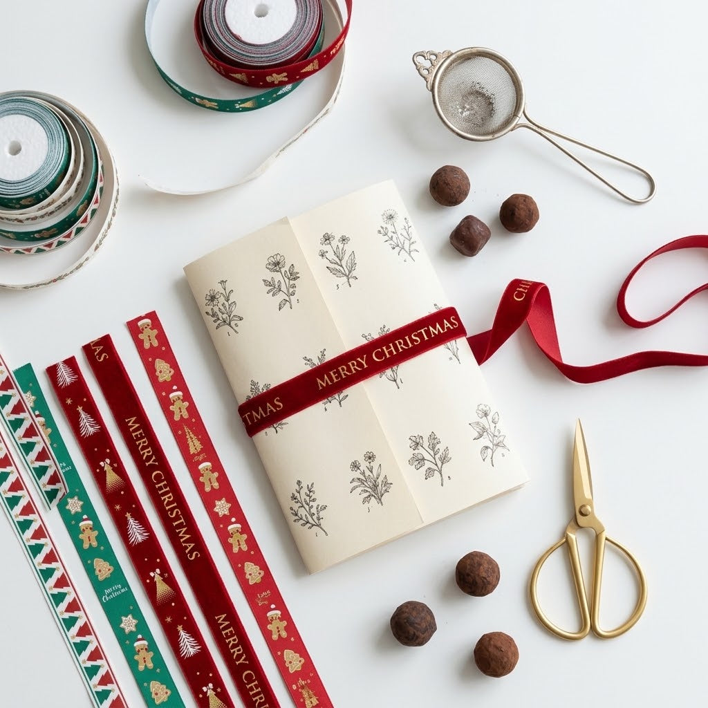Christmas Gift Wrapping Ribbon